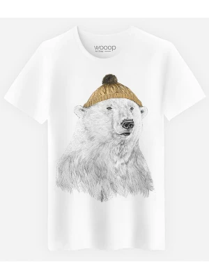 WOOOP Koszulka "Bob" w kolorze białym rozmiar: XL