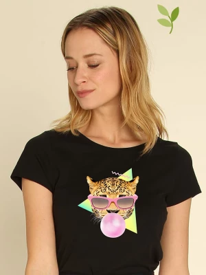 WOOOP Koszulka "Bubble Gum Leo" w kolorze czarnym rozmiar: M