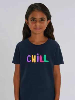 WOOOP Koszulka "Chill" w kolorze granatowym rozmiar: 152