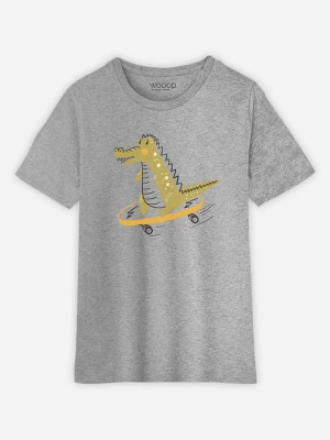 WOOOP Koszulka "Croco Skate" w kolorze szarym rozmiar: 92
