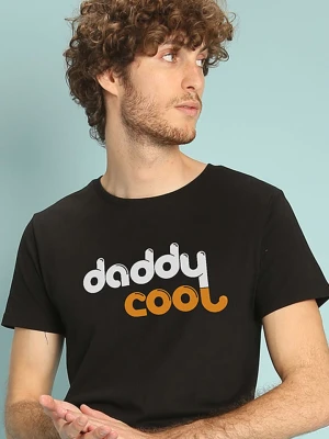 WOOOP Koszulka "Daddy Cool" w kolorze czarnym rozmiar: L