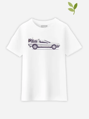 WOOOP Koszulka "Delorean" w kolorze białym rozmiar: 140