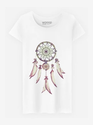 WOOOP Koszulka "Dreamcatcher" w kolorze białym rozmiar: S