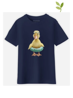 WOOOP Koszulka "Duck bouee" w kolorze granatowym rozmiar: 116