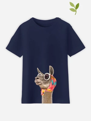 WOOOP Koszulka "Fashion lama" w kolorze granatowym rozmiar: 104