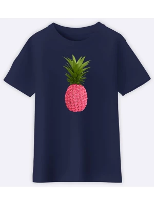 WOOOP Koszulka "Floral pineapple" w kolorze granatowym rozmiar: 92