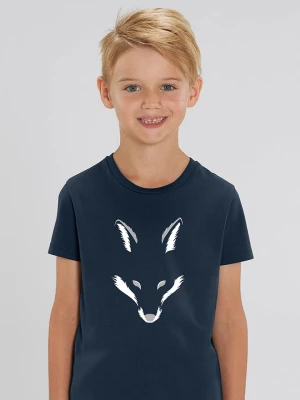 WOOOP Koszulka "Foxy Shape" w kolorze granatowym rozmiar: 140