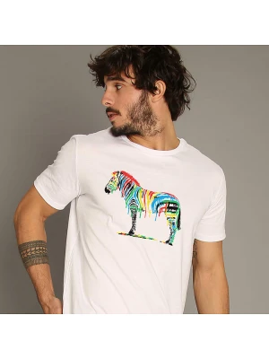 WOOOP Koszulka "Fresh Paint" w kolorze białym rozmiar: XXL