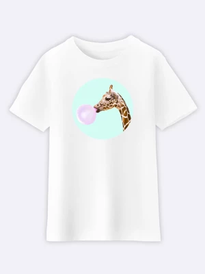 WOOOP Koszulka "Giraffe" w kolorze białym rozmiar: 140