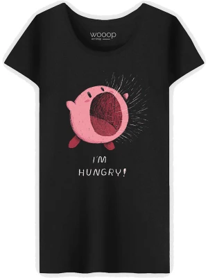 WOOOP Koszulka "I'm Hungry" w kolorze czarnym rozmiar: S