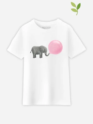 WOOOP Koszulka "Jumbo Bubble Gum" w kolorze białym rozmiar: 128