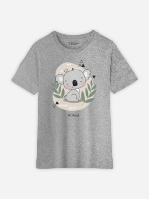 WOOOP Koszulka "Jungle Koala" w kolorze szarym rozmiar: 104
