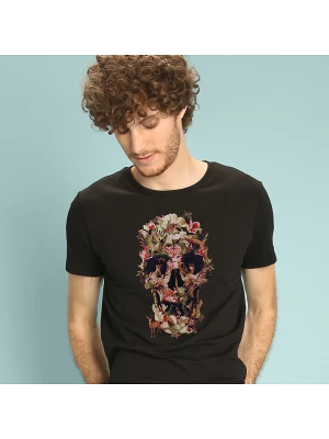 WOOOP Koszulka "Jungle Skull" w kolorze czarnym rozmiar: M