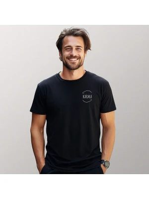 WOOOP Koszulka "Karma" w kolorze czarnym rozmiar: L