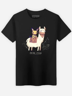 WOOOP Koszulka "Machu Pichu" w kolorze czarnym rozmiar: XXL