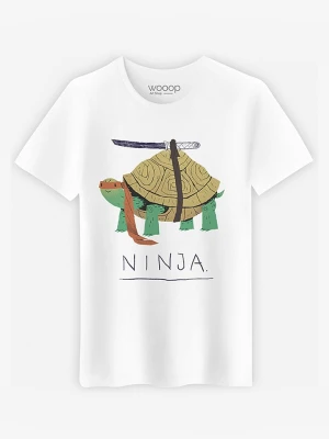 WOOOP Koszulka "Ninja Turtle" w kolorze białym rozmiar: S
