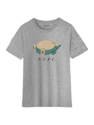 WOOOP Koszulka "Nope" w kolorze jasnoszarym rozmiar: 152