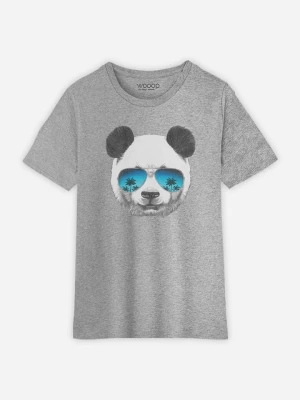 WOOOP Koszulka "Panda Sunglasses" w kolorze szarym rozmiar: 152