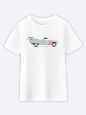 WOOOP Koszulka "Pickup" w kolorze białym rozmiar: 152