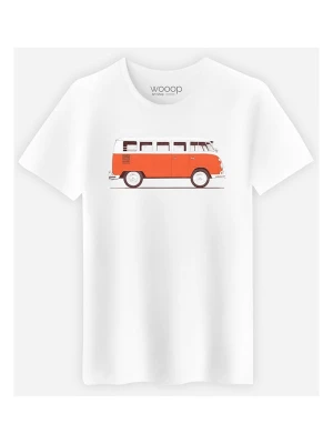 WOOOP Koszulka "Red Van" w kolorze białym rozmiar: XL