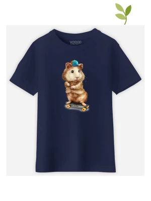 WOOOP Koszulka "Skateboard Hamster" w kolorze granatowym rozmiar: 92