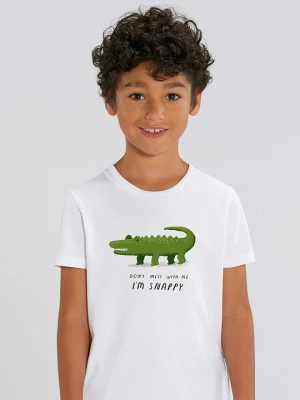 WOOOP Koszulka "Snappy" w kolorze białym rozmiar: 152