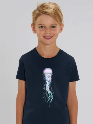WOOOP Koszulka "Space Jelly" w kolorze granatowym rozmiar: 140