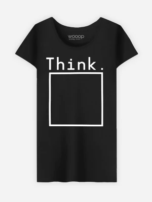 WOOOP Koszulka "Think" w kolorze czarnym rozmiar: XXL