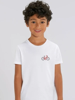 WOOOP Koszulka "Velo" w kolorze białym rozmiar: 152