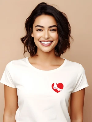 WOOOP Koszulka w kolorze białym rozmiar: M