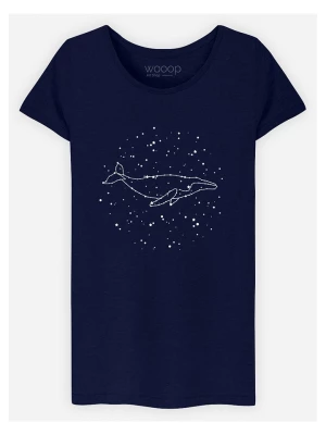 WOOOP Koszulka "Whale Constellation" w kolorze granatowym rozmiar: M