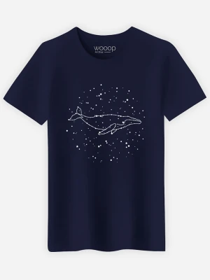 WOOOP Koszulka "Whale Constellation" w kolorze granatowym rozmiar: XL