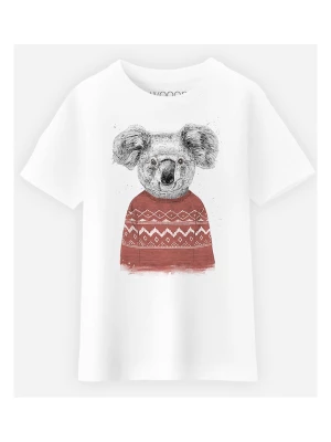 WOOOP Koszulka "Winter Koala" w kolorze białym rozmiar: 152