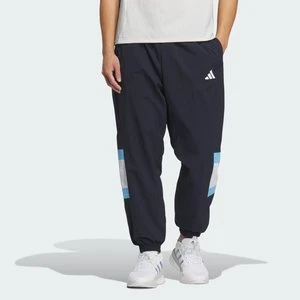 Wording Pack Loose Fit Mesh-Lined Woven Elastic Hem Joggers Adidas
