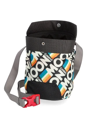 Woreczek na magnezję Moon Climbing Sport Chalk Bag - retro stripe black