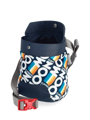 Woreczek na magnezję Moon Climbing Sport Chalk Bag - retro stripe indigo