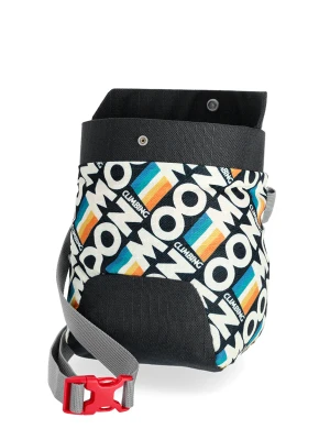 Woreczek na magnezję Moon Climbing Trad Chalk Bag - retro stripe black