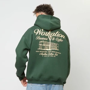 Workation Oversize Hoodie Bottle Green, markiAnother Cotton Lab, Bluzy, w kolorze zielony, rozmiar: