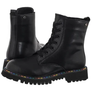 Workery Czarne DBT7428/25 BK (FO193-a) Filippo