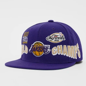 Mitchell & Ness World Champs Snapback MLB Los Angeles Lakers uniseks Czapki fioletowy rozmiar Akcesoria