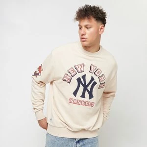 World Series Oversized Crew New York Yankees, markiNew Era, Bluzy, w kolorze beż, rozmiar: