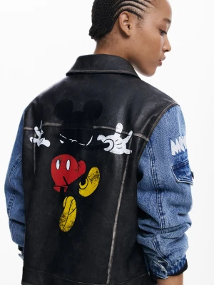 Woskowana kurtka jeansowa Mickey™ Desigual