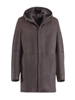 Woskowana Parka z Futrem Shearling Gimo's