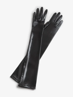 Woskowane długie rękawiczki damskie Agostina Poupee Marilyn