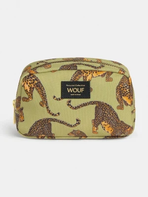 WOUF kosmetyczka Avo Leopard 15 x 10 x 6 cm zielony