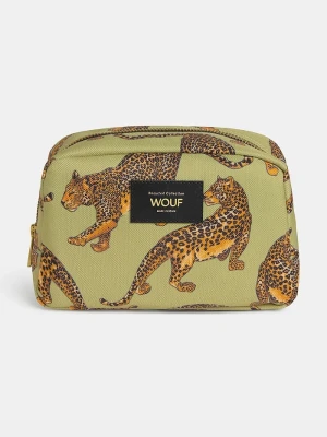 WOUF kosmetyczka Avo Leopard 20 x 12, 5 x 16 cm zielony