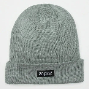 Woven Basic Logo Beanie, markiSNIPES, Czapki beanie, w kolorze szary, rozmiar:
