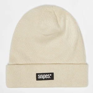 Woven Basic Logo Beanie off white, markiSNIPES, Czapki beanie, w kolorze beż, rozmiar:
