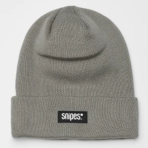 Woven Label Basic Logo Beanie, markiSNIPES, Czapki beanie, w kolorze szary, rozmiar:
