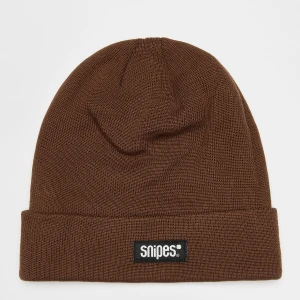 SNIPES Woven Label Beanie uniseks Czapki beanie brązowy rozmiar Akcesoria